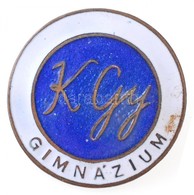 DN "KGY - Gimnázium" Zománcozott Fém Jelvény (27mm) T:1- - Ohne Zuordnung