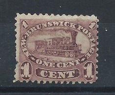 Nouveau-Brunswick N°4 (*) (MNG) 1860/63 - Locomotive à Bois - Unused Stamps