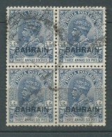 Bahrain   - Yvert N° 11 Oblitéré Bloc De 4 - Ay10733 - Bahrein (1965-...)