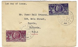 IRLANDE 1948:  LSC  De  Dublin Pour Les USA    TTB - Briefe U. Dokumente