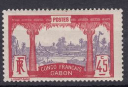 Gabon 1910 Yvert#43 Mint Hinged - Unused Stamps