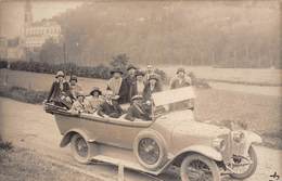 65-LOURDES-CARTE-PHOTO-VOITURE DE TRANSPORT - Lourdes