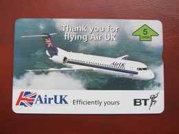 O121 Air UK,mint With A Unclear Scratch - BT Overseas Issues