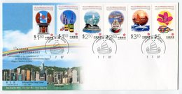 RC 15694 HONG KONG COMMEMORATION OF THE ETABLISHMENT OF HONG KONG FDC 1er JOUR EMIS EN 1997 TB - FDC