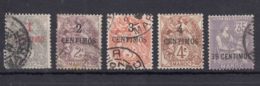 Morocco 1907 Yvert#20-24 Used - Used Stamps