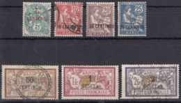 Morocco 1902 Yvert#11-17 Used/mint Hinged, Last Stamp Signed - Usati