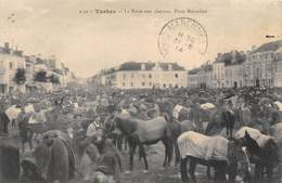 65-TARBES- LA FOIRE AUX CHEVAUX , PLACE MARCADIEU - Tarbes