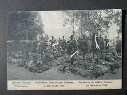 AK SCHWÄBISCH GMÜND Franz. Soldaten Friedhof Ca.1917  // D*42295 - Schwaebisch Gmünd