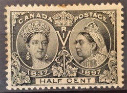 CANADA 1897 - Unused - Sc# 50 - 1/2c - Jubilee Issue - Neufs