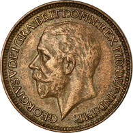 Monnaie, Grande-Bretagne, George V, Farthing, 1927, TB+, Bronze, KM:825 - B. 1 Farthing