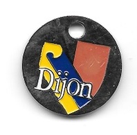 Jeton De Caddie  Ville  DIJON  Verso  1 €  ( 21 ) - Jetons De Caddies