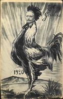 CPA. - Caricature Satirique Politique - Le Coq Gaulois 1920 - A Autentifier - BE - To Identify