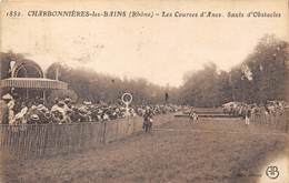 69-CHARBONNIERES-LES-BAINS- LES COURSES D'ANES, SAUTS D'OBSTACLE - Charbonniere Les Bains