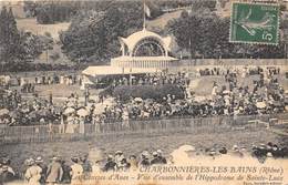 69-CHARBONNIERES-LES-BAINS-COURSES D'ANES, VUE D'ENSEMBLE DE L'HIPPODROME DE SAINTE-LUCE - Charbonniere Les Bains