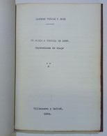Vilanova I La Geltrú 1935. Titulo *De París A Venecia En 1883...* Autor *Alfons Vinyals I Roig* - Geografía Y Viajes