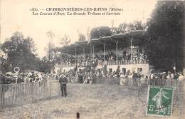 69-CHABONNIERES-LES-BAINS- LES COURSES D'ANES, LA GRANDE TRIBUNE ET L'ARRIVEE - Charbonniere Les Bains