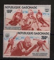 Gabon - 1976 - Poste Aérienne PA N°Yv. 176 à 177 - Olympics / Innsbruck - Neuf Luxe ** / MNH / Postfrisch - Gabon (1960-...)