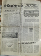 ROMANIA-SCANTEIA,ROMANIAN NEWSPAPER,1 NOVEMBER 1988,,COMMUNIST PERIOD - Autres & Non Classés