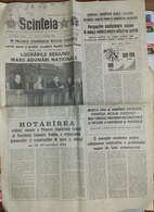 ROMANIA-SCANTEIA,ROMANIAN NEWSPAPER,3 DECEMBER 1988,,COMMUNIST PERIOD - Otros & Sin Clasificación