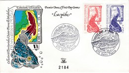 FDC PREMIER JOUR  Saint-Pierre Et Miquelon 1986 472 473 La Pêche - FDC