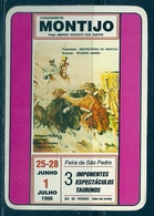 1990 Pocket Poche Bolsillo Bolso Calendar Calandrier Calendario Portugal Toureiro Touros Bull Fighter Montijo - Tamaño Grande : 1981-90