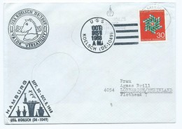 3276 - Enveloppe US NAVY USS KOELSCH DE 1049 1968 Escorte De Destroyer De Classe Garcia - Schmuck-FDC