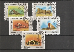 Osaka -1970 ( Série De 5 Timbres Privés Oblitérés De Oman) - 1970 – Osaka (Japón)