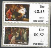 Irlande 2012 Timbres Distributeur  N°41/42 Noël - Vignettes D'affranchissement (Frama)