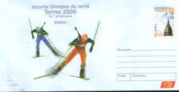 Romania - Stationery Cover Unused 2006(004) -   Torino 2006 Olympic Winter Games - Biathlon - Inverno2006: Torino - Paralympic