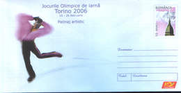 Romania - Stationery Cover Unused 2006(006) -   Torino 2006 Olympic Winter Games -  Skating, Artistic - Winter 2006: Turin - Paralympics