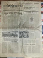ROMANIA-SCANTEIA,ROMANIAN NEWSPAPER,12 NOVEMBER 1989,COMMUNIST PERIOD - Autres & Non Classés