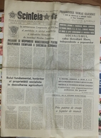 ROMANIA-SCANTEIA,ROMANIAN NEWSPAPER,11 NOVEMBER 1989,COMMUNIST PERIOD - Autres & Non Classés