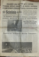 ROMANIA-SCANTEIA,ROMANIAN NEWSPAPER,10 NOVEMBER 1989,COMMUNIST PERIOD - Otros & Sin Clasificación