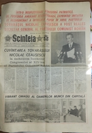 ROMANIA-SCANTEIA,ROMANIAN NEWSPAPER,23 NOVEMBER 1989,IVX CONGRES COMMUNIST PERIOD - Other & Unclassified