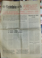 ROMANIA-SCANTEIA,ROMANIAN NEWSPAPER,26 NOVEMBER 1989,COMMUNIST PERIOD - Sonstige & Ohne Zuordnung