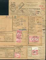 ALGERIE - BORDEREAU DE VALEURS A RECOUVRER 1 COMPLET + 14 DEMIS AVEC TAXES ENTRE 1925/1935 - B/TB - Lettres & Documents