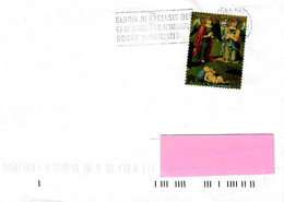 VATICANO - 2002 Lettera Con Francobollo Singolo E Annullo A Targh. GLORIA IN EXCELSIS DEO... - 1823 - Storia Postale