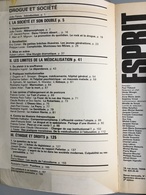 Toxicomanie/Drogues : 2 Revues & 1 Brochure :  - Déviance & Société (N°3/2003 : Les Drogues Au Travail) - Esprit  (N°11/ - Medicina & Salud