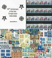 2005 /2006  - "50th ANNIVERSARY FIRST STAMPS EUROPA-CEPT 1956 -. 2006" - COMPLETE COLLECTION - Collections