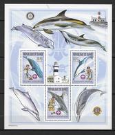 GUINEE -  BALEINES / DAUPHINS  / SCOUTISME / LIONS CLUB / ROTARY - YVERT N° 2549/2551 ** MNH - COTE = 27.5 EUR. - Dolphins