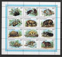 GUYANA -  ANIMAUX - YVERT N° 603/614 ** MNH - - Guiana (1966-...)