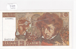 Billet En SUP + Du 10 Francs BERLIOZ Du 7 Février 1974 - 24210 Alph J. 24 @ N° Fayette : 63.3 - 10 F 1972-1978 ''Berlioz''