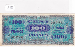 Billet Du Trésor - 100 FRANCS FRANCE 1945 Série 3 - état SUP - 1945 Verso Francés