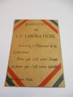 Emprunt De La Libération/Carton Ancien D'incitation à La Souscription/SOUSCRIVEZ/Parce Que C'est Votre Devoir/1918 LOT16 - 1914-18