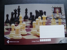 Postal Stationery Card Carte Chess Sport Games - Brieven En Documenten