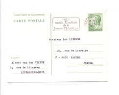 LUXEMBOURG OBLITERATION ANNEE MONDIALE DE LA JEUNESSE PHILATELIQUE 1974 - Maschinenstempel (EMA)