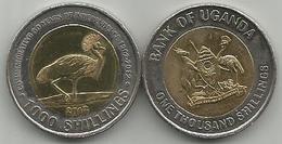 Uganda 1000 Shillings 2012.  KM#278 - Uganda