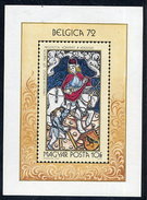 HUNGARY 1972 BELGICA '72 Exhibition Block MNH / **.  Michel Block 90 - Blocchi & Foglietti