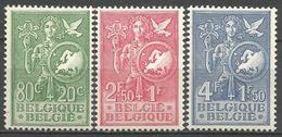 (E061) BELGIQUE - N°927à929 * - Idée Européenne - Bureau Européen De La Jeunesse Et De L'Enfance - Unused Stamps