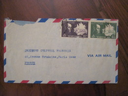 France MARTINIQUE Cover Lettre Enveloppe Victor Schoelcher Colonies DOM TOM Air Mail PA Par Avion - Brieven En Documenten